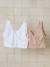 Set met 2 naadloze microvezel voedingsbeha's beige+inkt+Set antraciet/zwart - vertbaudet enfant 