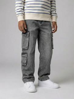 Jongens-Denim loose battle jongensbroek