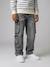 Denim loose battle jongensbroek denimgrijs+gebleekt denim - vertbaudet enfant 