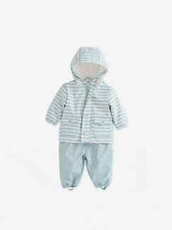 Baby-Mantels, combipakje, engelennestje-Regenjas en broek babyset voor jongens