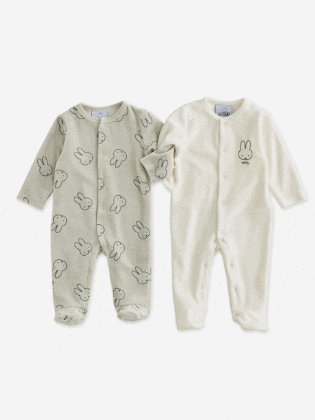 Babypakje pyjama's pasgeboren baby MIFFY groengrijs - vertbaudet enfant 