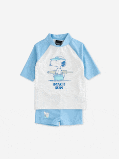 Jongens-SNOOPY UV-werend badpak