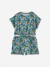 Jersey combishort meisjes ecru+meerkleurig - vertbaudet enfant 