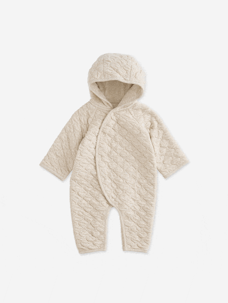 Babypakje in jersey gemêleerd beige - vertbaudet enfant 