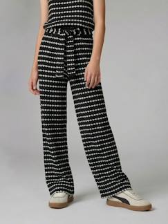 -Wijde sweater met fantasie breisel voor meisjes JONEN