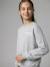 EssentiÃ«le sweater voor meisjes JONEN gemêleerd grijs - vertbaudet enfant 
