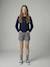 Vest meisje marineblauw+saliegroen - vertbaudet enfant 