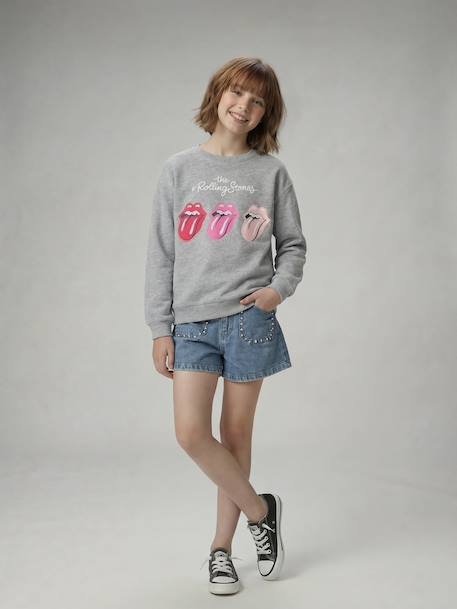 Denim short lichtblauw - vertbaudet enfant 