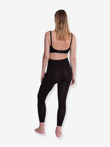 Naadloze legging voor dames zwart - vertbaudet enfant 