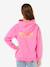 Sweater met capuchon voor meisjes rozen - vertbaudet enfant 