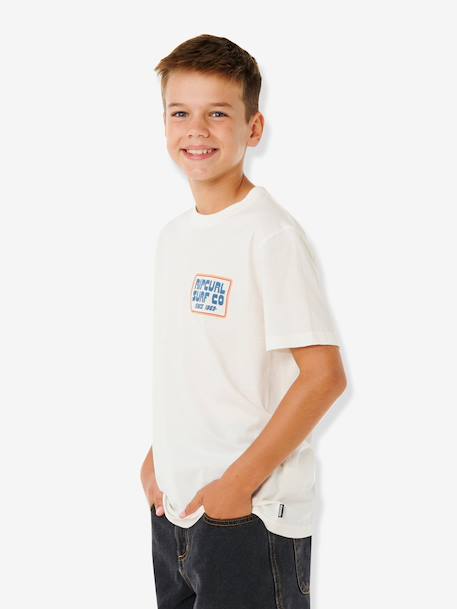 T-shirt jongens korte mouwen ecru - vertbaudet enfant 
