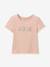 T-shirt voor meisjes met vrolijk motief lichtgroen - vertbaudet enfant 