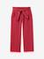 Broek met riem voor meisjes grenadine - vertbaudet enfant 