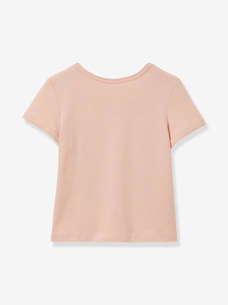 T-shirt voor meisjes met vrolijk motief lichtgroen - vertbaudet enfant 