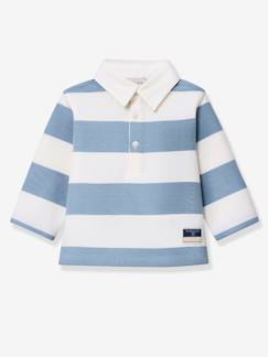 Baby-T-shirt, souspull-Polo met strepen en lange mouwen