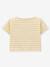 Gestreept t-shirt met droommotief voor meisjes lichtgroen - vertbaudet enfant 
