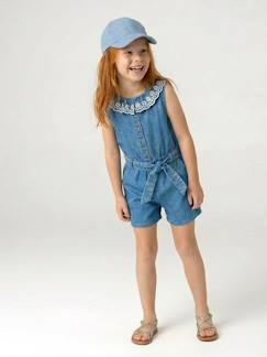 -Combishort in denim