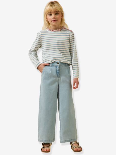 T-shirt met lange mouwen in maritieme stijl lichtroze. - vertbaudet enfant 