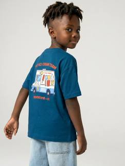 -Jongensshirt met motief op de voor- en achterkant
