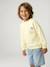 Sweater met ronde hals en lange mouwen blauwgroen+lichtgeel+mango - vertbaudet enfant 