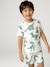 Set van 2 pyjamashorts voor jongens met dinosaurusprint saliegroen - vertbaudet enfant 