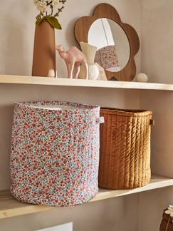 Slaapkamer en Opbergoplossingen-Set van 2 RETRO FLOWER opbergmanden