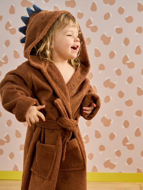 Kamerjas vermomming kind Dinosaurus personaliseerbaar BLAUW+kameel - vertbaudet enfant 