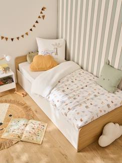 Slaapkamer en Opbergoplossingen-Slaapkamer-Kinderbed met opbergkoffer hout 90x190cm