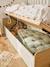 Kinderbed met opbergkoffer hout 90x190cm wit - vertbaudet enfant 