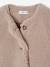 Sherpajas met luipaardvoering, capsulecollectie moeder-dochter ENVIE DE FRAISE taupe - vertbaudet enfant 