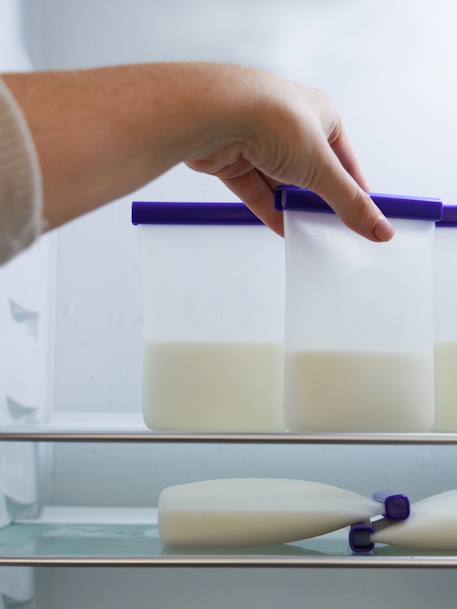 Set van 5 zakjes voor moedermelk borstvoeding wit - vertbaudet enfant 