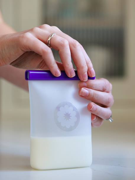 Set van 5 zakjes voor moedermelk borstvoeding wit - vertbaudet enfant 