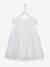 Feestelijke jurk met tule voor baby wit - vertbaudet enfant 
