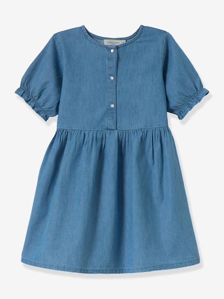 Korte denim jurk stone - vertbaudet enfant 