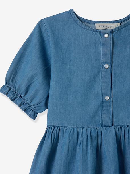 Korte denim jurk stone - vertbaudet enfant 