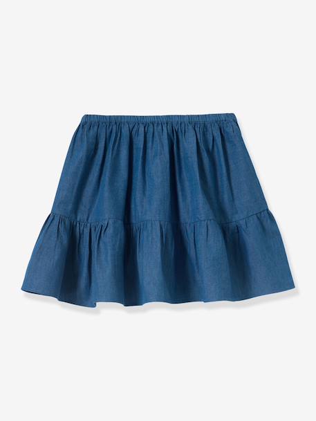 Denim rok jeansblauw - vertbaudet enfant 