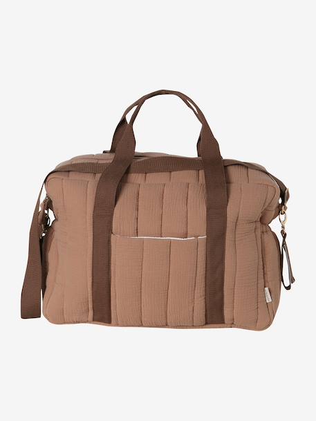 24-uurs tas MAMA TEDDY cappuccino+ecru - vertbaudet enfant 