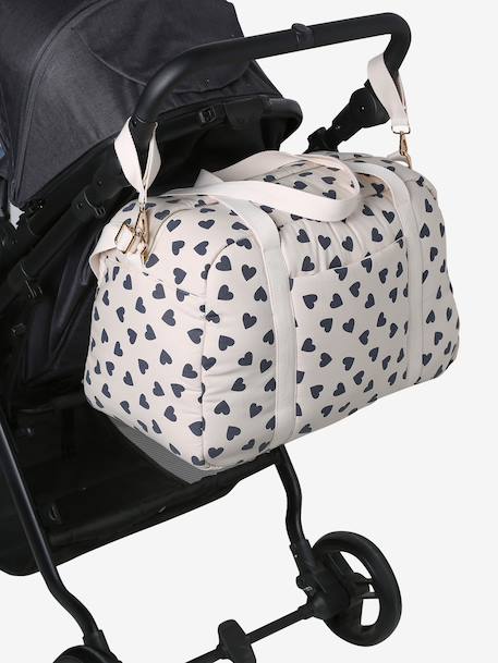 Luiertas Canvas club luipaard beige, bedrukt+touw - vertbaudet enfant 