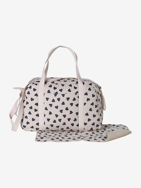 Luiertas Canvas club luipaard beige, bedrukt+touw - vertbaudet enfant 