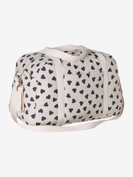 Luiertas Canvas club luipaard beige, bedrukt+touw - vertbaudet enfant 