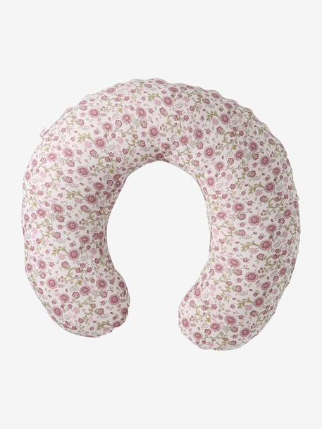 Hoes voor borstvoedingskussen beige, bedrukt+Bloemenprint+roze, bedrukt - vertbaudet enfant 