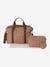 24-uurs tas MAMA TEDDY cappuccino+ecru - vertbaudet enfant 
