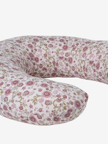 Hoes voor borstvoedingskussen beige, bedrukt+Bloemenprint+roze, bedrukt - vertbaudet enfant 