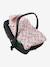 Engelennest KLEINE DINO van hydrofiel doek beige, bedrukt+grijsblauw+ijsblauw+print grenier+roze, bedrukt+vanille+wit - vertbaudet enfant 