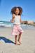 Meisjes rok short van jersey ecru+lichtroze - vertbaudet enfant 