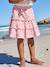 Meisjes rok short van jersey ecru+lichtroze - vertbaudet enfant 