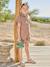 Combishort meisjes van twill katoen beige - vertbaudet enfant 