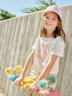 Meisje-T-shirt, souspull-T-shirt met korte mouwen voor meisjes