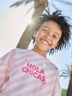 -Geprinte sweater voor meisjes