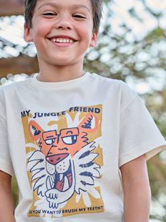 -T-shirt jongen korte mouwen dieren